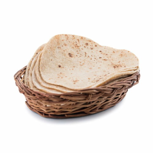 Chapati made from millet flour