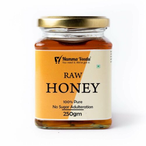 Namma Veedu quarter kilogram raw honey in glass bottle
