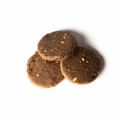 Homemade Finger Millet Cookies Close Up